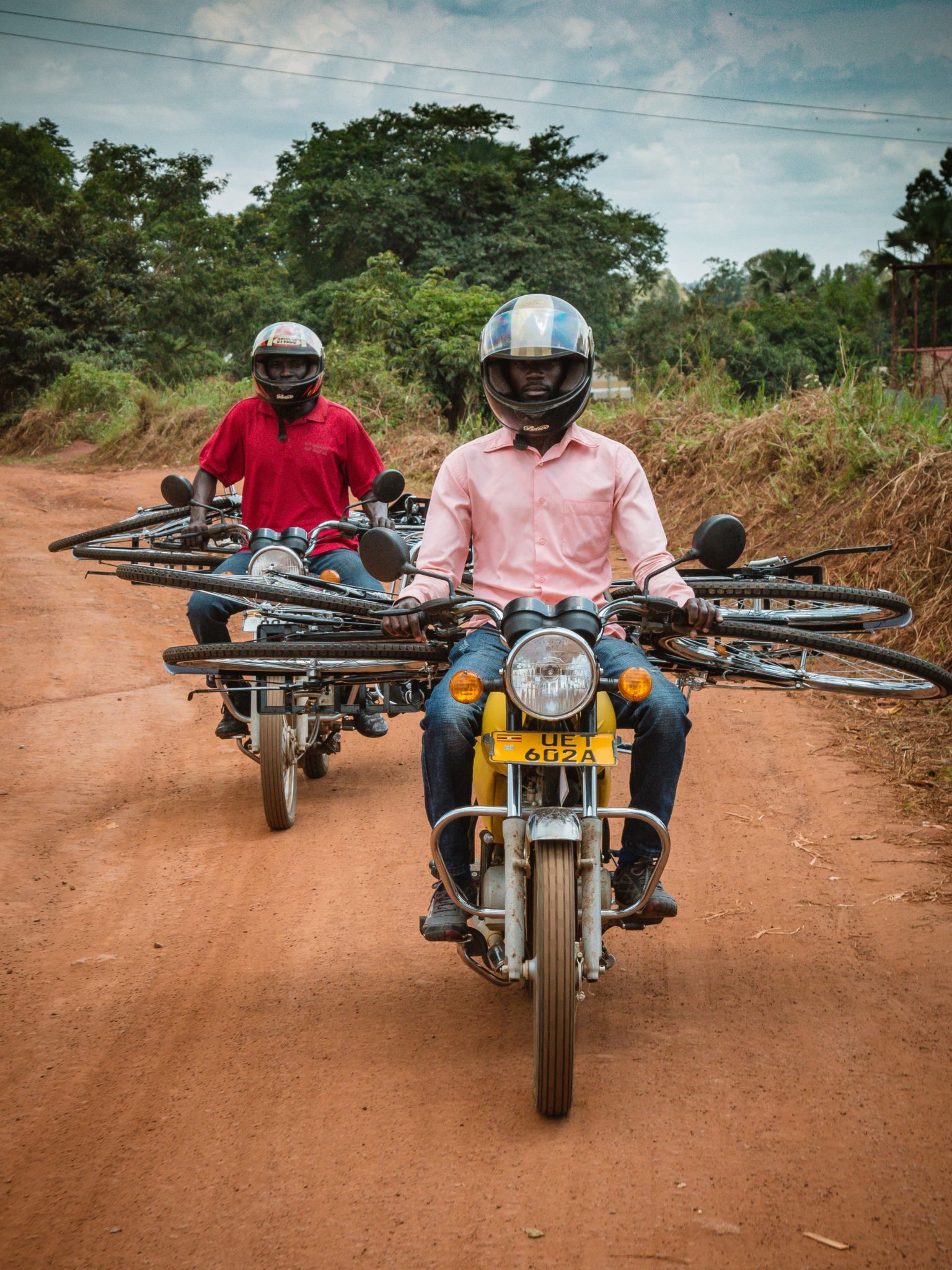 Cycle Connect delivering bicycles on motorcycles to last-mile communities